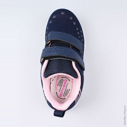 344233-72 Кроссовки с LED-подсветкой на подошве для девочки светло-синий фото №4