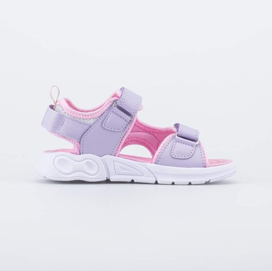 324056-11 Пляжные сандалии для девочки роз-сир фото №2