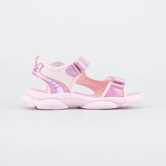324057-11 Пляжные сандалии розовые для девочки розовый фото №2