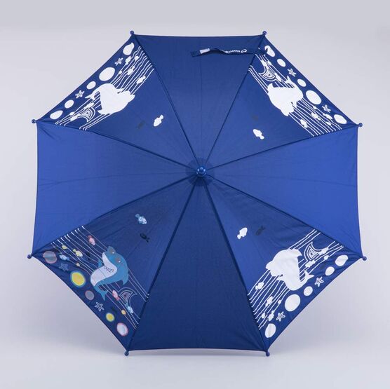 03707129-00 Зонт для мальчика Веселая Акула синий для мальчики синий фото №2