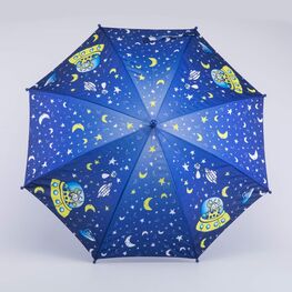 03707130-00 Зонт для мальчика Марсианин синий для мальчики синий фото №2