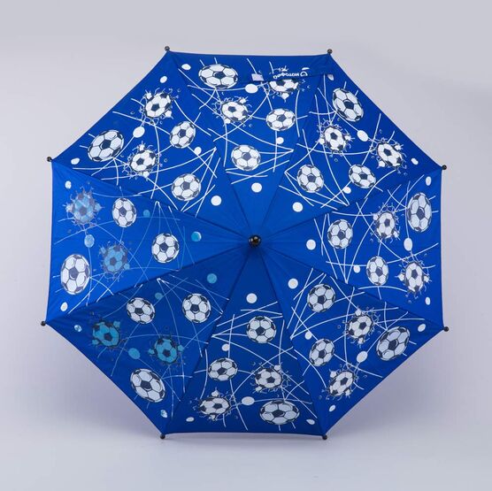 03707141-00 Зонт-трость Футбол синий для мальчики синий фото №2