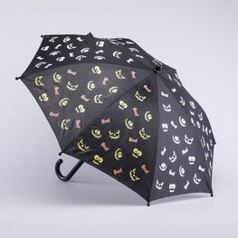 03707142-00 Зонт-трость черный для мальчики черный