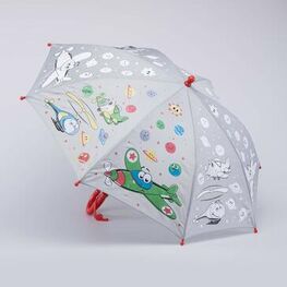 03707147-00 Зонт-трость Высший пилотаж серый для мальчики серый