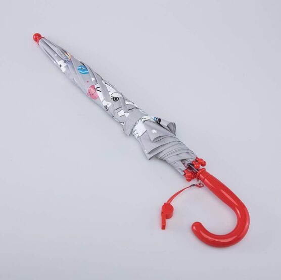 03707147-00 Зонт-трость Высший пилотаж серый для мальчики серый фото №4