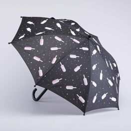03807110-00 Зонт для девочки Эскимо Черный для универсальные черный