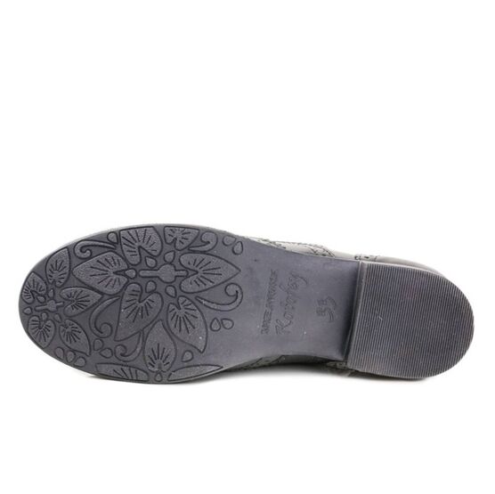 632171-24 Полуботинки для девочки черный фото №2