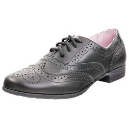 632171-24 Полуботинки для девочки черный