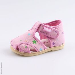 021006-71 Текстильная обувь для первых шагов для девочки розовый