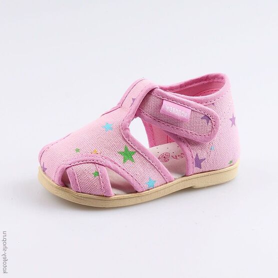 021006-71 Текстильная обувь для первых шагов для девочки розовый
