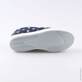 531086-12 Кеды для девочки светло-синий фото №3