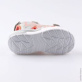 324014-13 Пляжная обувь с LED-подсветкой для девочки сер-крл фото №3