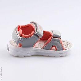 324014-13 Пляжная обувь с LED-подсветкой для девочки сер-крл фото №2