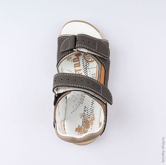 422065-22 Сандалии для мальчики серый фото №4