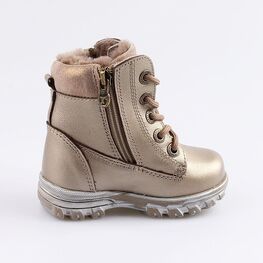 152108-56 Сапожки для девочки бронзовый фото №2