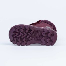 352257-52 Сапожки для девочки бордовый фото №3