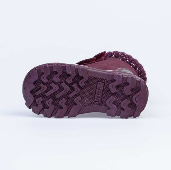 352257-52 Сапожки для девочки бордовый фото №3