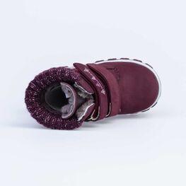 352257-52 Сапожки для девочки бордовый фото №4