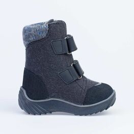 357004-42 Валенки на липучках Котофей синий для мальчики темно-синий фото №2