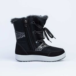 664932-42 Мембранные сапожки для девочки черный фото №2