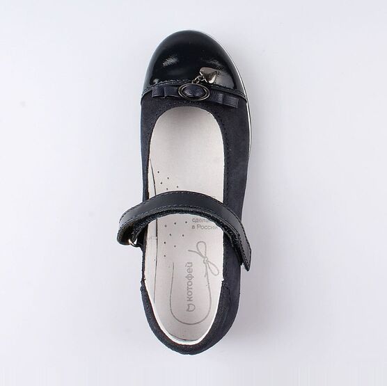 532189-21 Туфли для девочки светло-синий фото №4