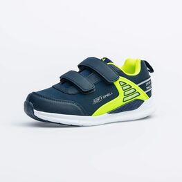 644173-72 Кроссовки на липучках для мальчики син-сал