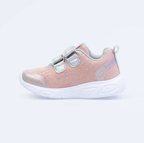 144139-71 Кроссовки с LED-подсветкой на подошве для девочки коралл фото №2