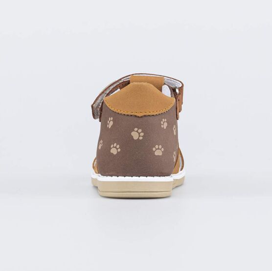 122221-21 Сандалии на липучках Гав для мальчики коричневый фото №5