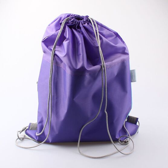 02808076-20 Мешок для сменной обуви Котик для девочки фио-гол фото №3