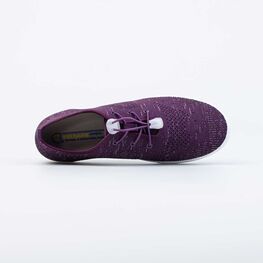 731121-11 Кеды из вязаного текстиля для девочки фиолетовый для девочки фиолетовый фото №4