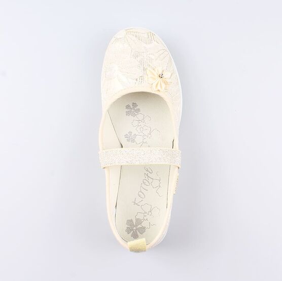 531072-71 Текстильная обувь для девочки золотой фото №4