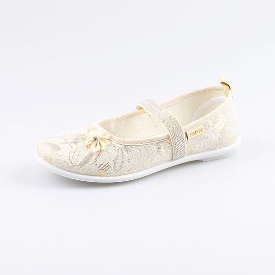 531072-71 Текстильная обувь для девочки золотой
