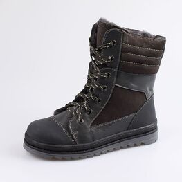 552073-42 Сапожки для мальчики серый