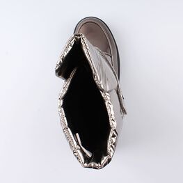 664060-42 Сапожки для девочки бронзовый фото №4