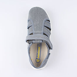 521003-11 Сандалии текстильные для мальчики голубой фото №4