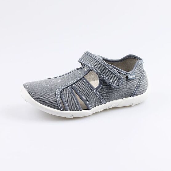 521003-11 Сандалии текстильные для мальчики голубой