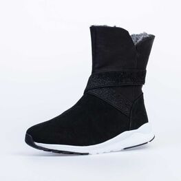 764042-41 Сапожки для девочки чер-сер