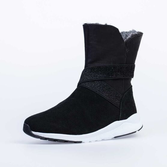 764042-41 Сапожки для девочки чер-сер