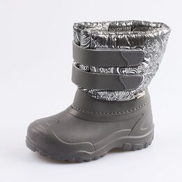 364036-44 Сноубутсы для девочки сер-срб