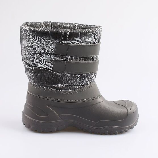 664056-44 Сноубутсы для девочки сер-срб фото №2