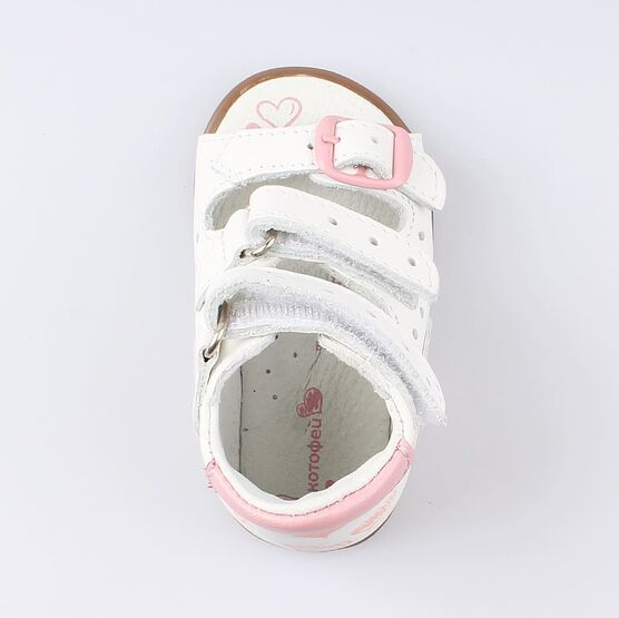 022112-21 Туфли летние для девочки персиковый фото №4