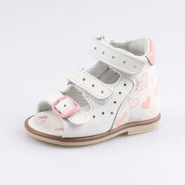022112-21 Туфли летние для девочки персиковый