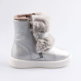 562057-52 Сапожки для девочки серебрист. фото №2