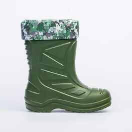 665001-13 Резиновые сапоги для мальчики оли-сер фото №3