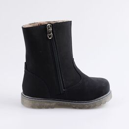 362100-52 Полусапожки на молнии для девочки темно-синий фото №2