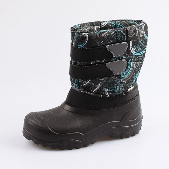 664056-42 Сноубутсы для мальчики серый