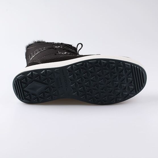 764919-42 Мембранные сапожки для девочки черный фото №3