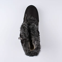 764919-42 Мембранные сапожки для девочки черный фото №4