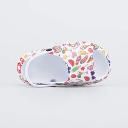 325147-01 Пляжная литьевая обувь Морские радости для девочки белый фото №4