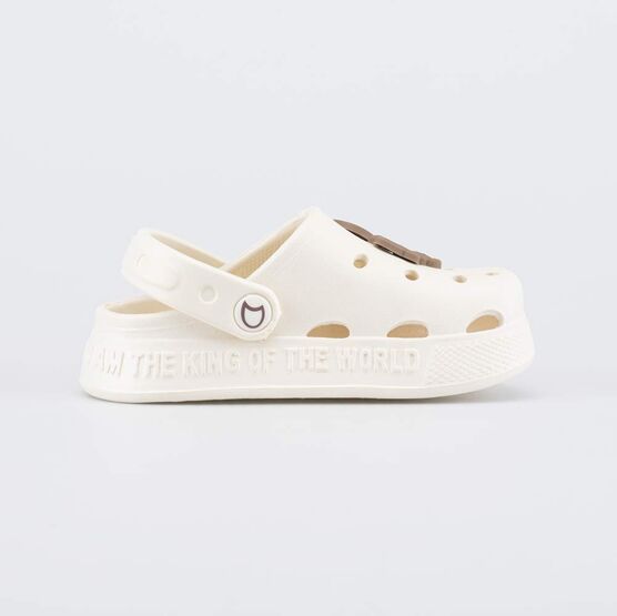 325153-01 Детские пляжные сабо бежевый для девочки бежевый фото №2